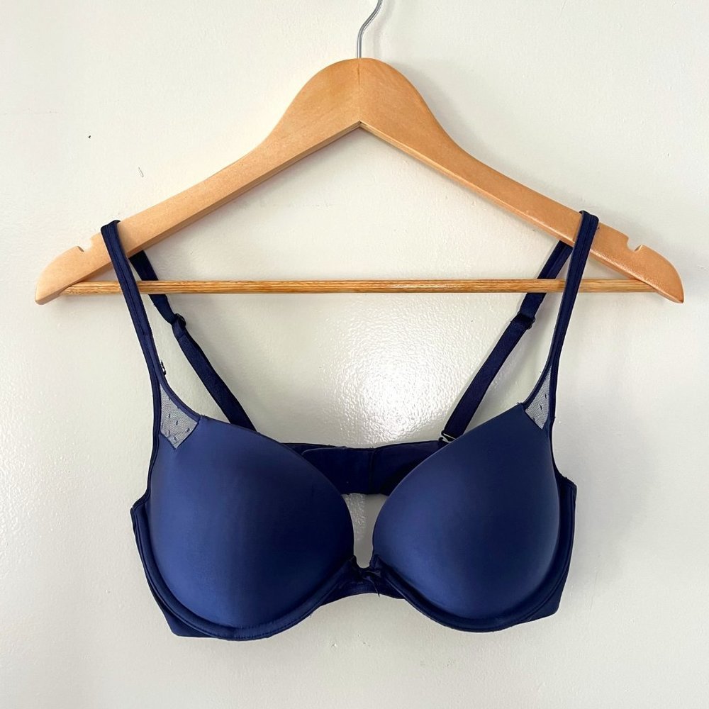 Victoria’s Secret Push Up Bra Women's Size 34D - blue